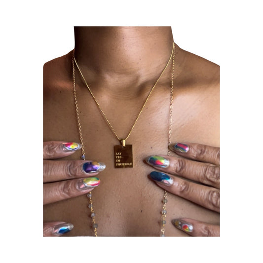 Say Yes to…Yourself Gold Necklace